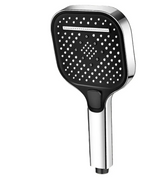 Water Saving Shower Head with Stop Button, 7 Spray Modes, Universal Fit