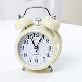 Twin Bell Cream Alarm Clock – Small Matt Cream Twin Bell Clock