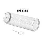 Large BBQ Tube Grill Net 30x9.7 for Perfect Barbecue