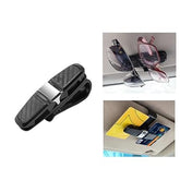 360° Rotating Car Sunglass Holder with Sun Visor Clip