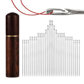 30 Pcs Self-Threading Needles for Precise Threading and Sewing