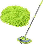 2-in-1 Car Cleaning Brush & Mop Kit with Long Handle