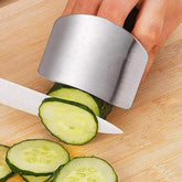 Stainless Steel Finger Guard for Safe Kitchen Cutting