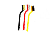 3-Piece Mini Wire Brush Set for Household Cleaning and Scrubbing