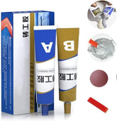 Heavy Duty Caster Glue Set 50+50g for Metal, Plastic, Wood & Concrete