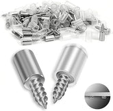 20 Pcs Shelf Support Pins with Non-Slip Sleeve for Secure Shelving