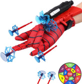 Spider Web Shooter Toy Set with Gloves and Hero Launcher