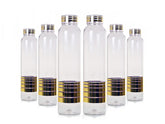 Crystal Clear TikTok Water Bottle Set for Fridge & On-the-Go
