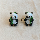 Cute Panda Bear Button Pins - Perfect Accessory for Bags and Jackets