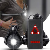 Bright Chest Running Light with 3 Modes, 250 Lumens, Safety Flashing