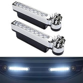 2 Pcs Car Running Lights with 8 LED for Enhanced Visibility