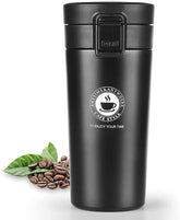 Vacuum Insulated Stainless Steel Travel Mug with One-Hand Open