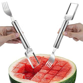 2-in-1 Watermelon Fork & Slicer Cutter Tool
