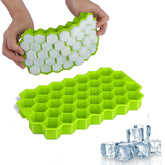 Honeycomb Silicone Ice Cube Tray with 24 Cubes for Drinks