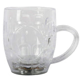 Rainbow Color LED Lighted Glass Mug with Inductive Liquid Activation