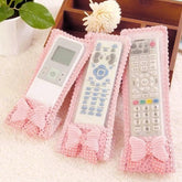 3Pc Remote Cover Set with Bow Knot for TV & AC Remotes