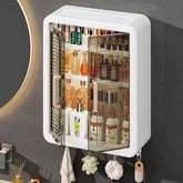 Wall Mount Kitchen & Bathroom Storage Box with Double Doors