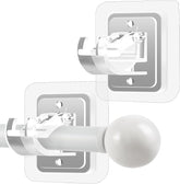 Self-Adhesive Curtain Wall Hook Set (2 Pcs) for Easy Home Organization
