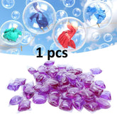 Efficient Laundry Bead Pods for Stain Removal and Freshness