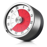 Magnetic Mechanical Kitchen Countdown Timer with Analog Clock