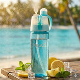 2-in-1 Spray & Drink Water Bottle – 600ml Outdoor Sports Sipper