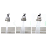 360° Rotating Water-Saving Faucet Sprayer with 3 Modes and Anti-Splash Design