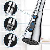360° Movable Turbo Sink & Shower Faucet with 3 Modes & Water Saving