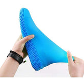 Stretchable Silicone Rain Shoe Cover (L Size) Reusable Waterproof Overshoe