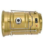 Rechargeable Solar Camping Lantern with USB Charging and Emergency Light