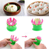 RRDIYZ Multi-Color Plastic Momos & Dumpling Maker with Dough Cutter