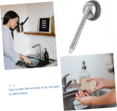 40-70 Character Product Name: Durable Stainless Steel Dish Scrubber Set with Steel Ball Brushes