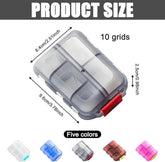 Compact 7-Day Travel Mini Pill Box for Easy Medication Storage