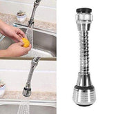 Turbo Flex Stainless Steel 360° Rotating Water-Saving Kitchen Faucet Sprayer