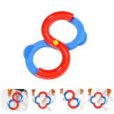 8-Shape Infinite Loop Creative Track Toy with Bouncing Balls