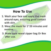 Aloe Vera Cooling Eye Mask for Dark Circles, Fatigue & Stress Relief