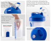 2-in-1 Water Bottle & Weekly Pill Organizer with Removable Compartments