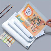 30Pcs Waterproof Plastic Book Covers & Stickers