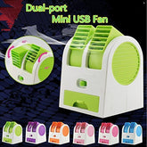 Portable Mini USB Desk Fan with Cooling and Heating Functions