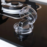 Child Safety Gas Stove Knob Covers - Transparent Pack of 2