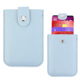 Leather Pull-Out Credit Card Holder - Slim RFID Blocking Wallet