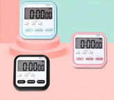 Digital Kitchen Timer & Alarm Clock with Stopwatch, Loud Alarm, Magnetic Back, Large Display