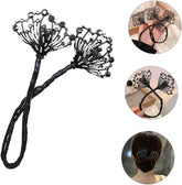 Elegant Swan Hair Bun Maker – Lazy Fabric Hair Twist Clip for Weddings & Parties