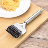 Stainless Steel Noodle Maker & Pasta Cutter – Spaghetti & Dough Roller