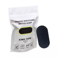 30 Pcs Black Mouth Tape for Nasal Breathing & Sleep Fix