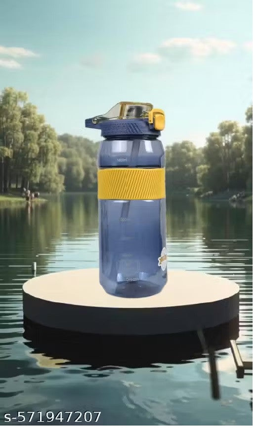 1400ml Sports Water Bottle with Straw – Gym & Motivational Gallon Jug