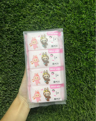 Labubu Mini Baby Wipes - Pocket Water & Skin Care Wet Tissues