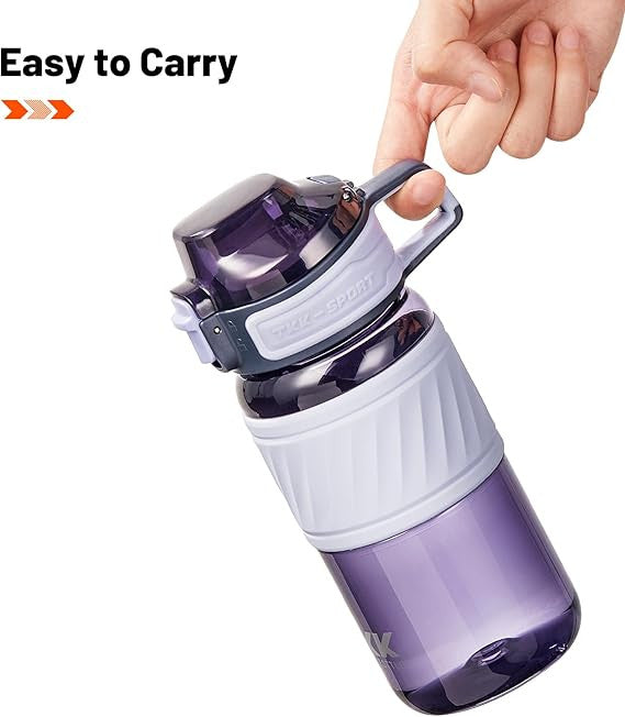 1400ml Sports Water Bottle with Straw – Gym & Motivational Gallon Jug