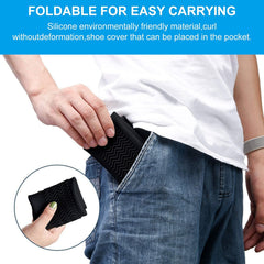 Stretchable Silicone Rain Shoe Cover (L Size) Reusable Waterproof Overshoe