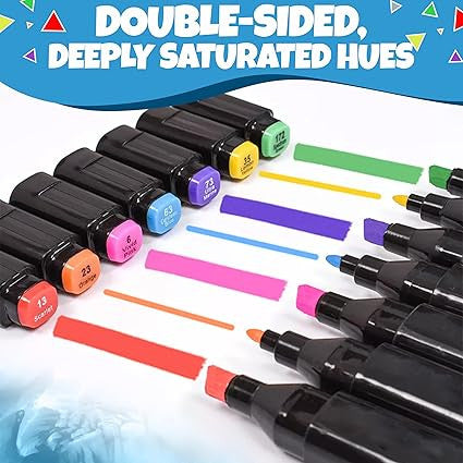 60-Piece Marker Pen Set for Art and Craft Projects