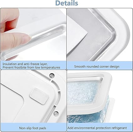 Ice Cream Roll Maker Tray - Easy Ice Cream Machine for Delicious Rolls